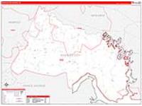 Charles City, Va Carrier Route Wall Map